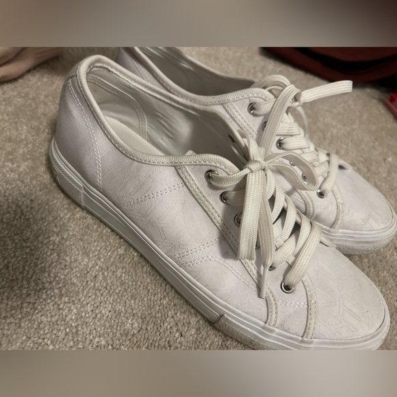 Tommy Hilfiger White Canvas Sneakers - Picture 3 of 5